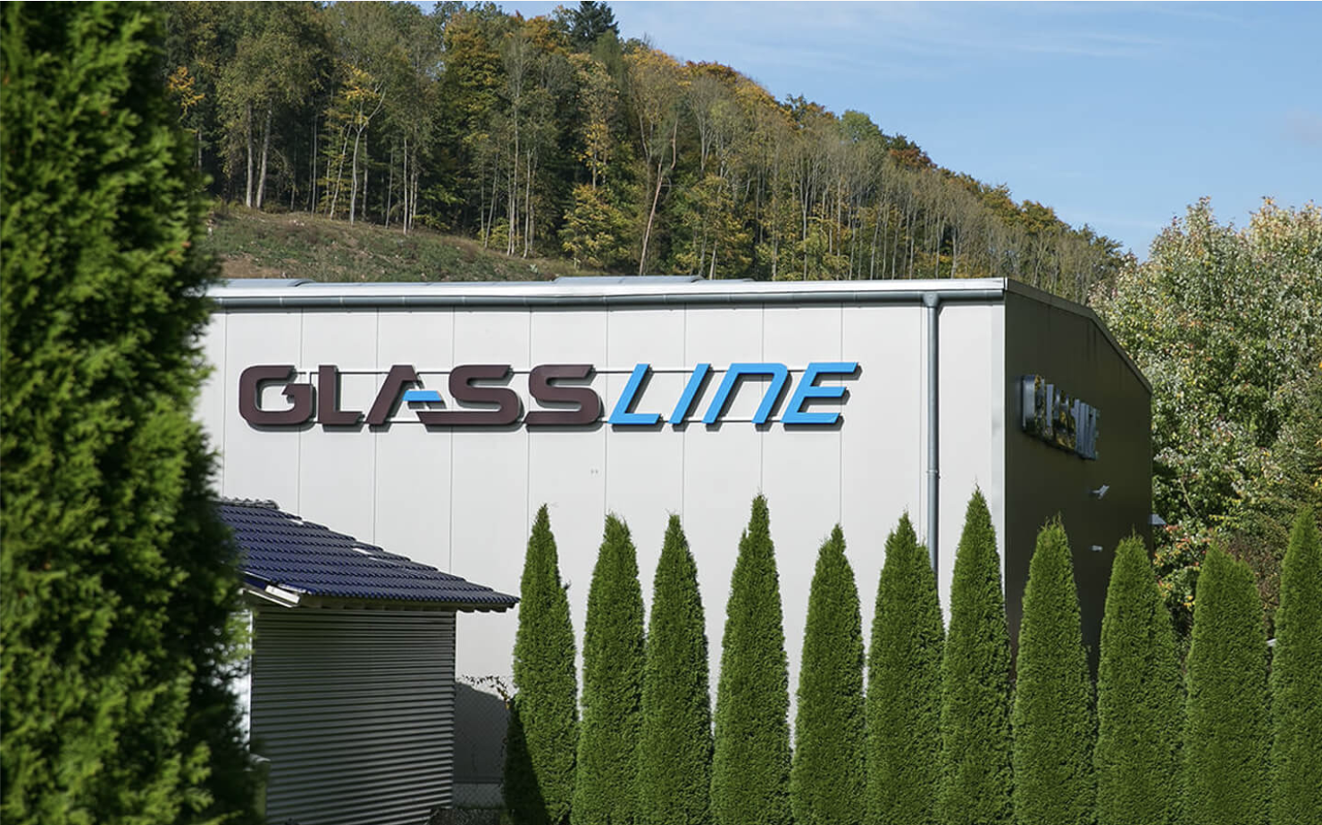 Glassline Gebäude