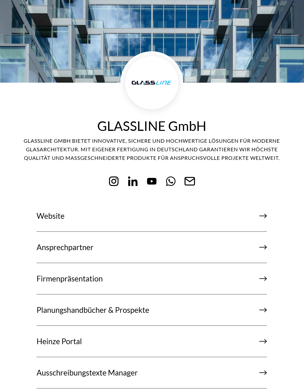 Unsere DNA – die neue Bio-Seite von Glassline